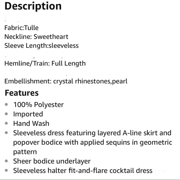 Sequin & Tulle Formal Dress - Picture 7 of 8